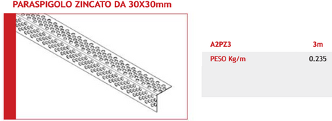 PARASPIGOLO PER CARTONGESSO