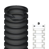 Tubo Corrugato Nero